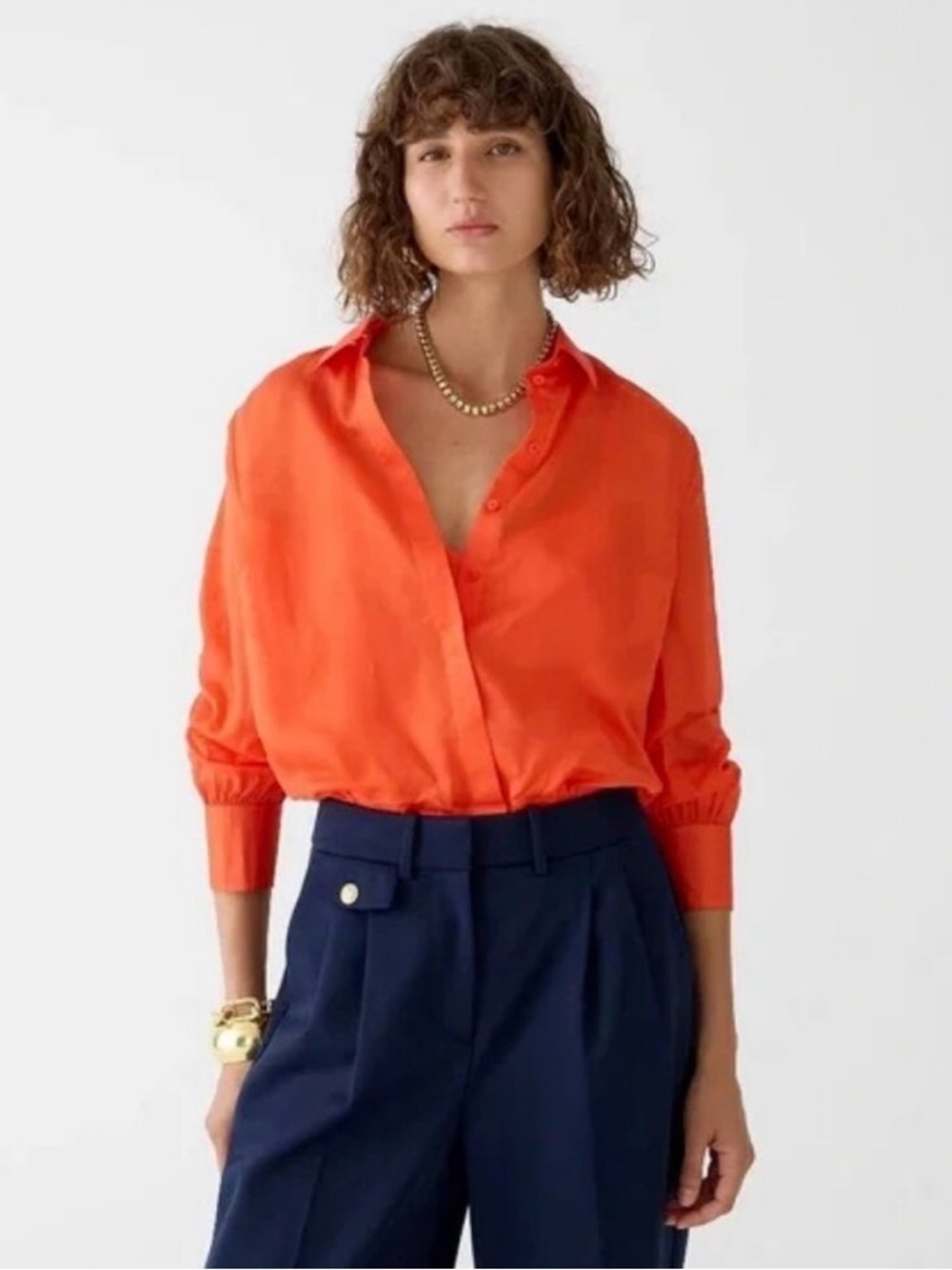 NWT J. Crew Sheer Organza Button-Up Shirt size 6 business casual resort wear